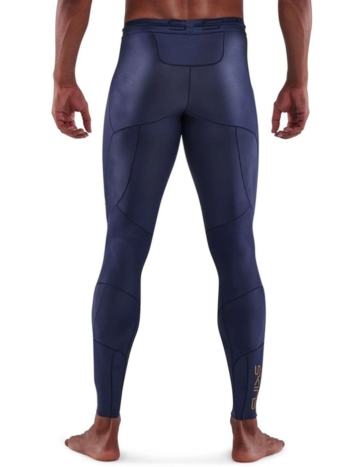 Series-5 Gym/Running Long Tight in Navy Blue image 2