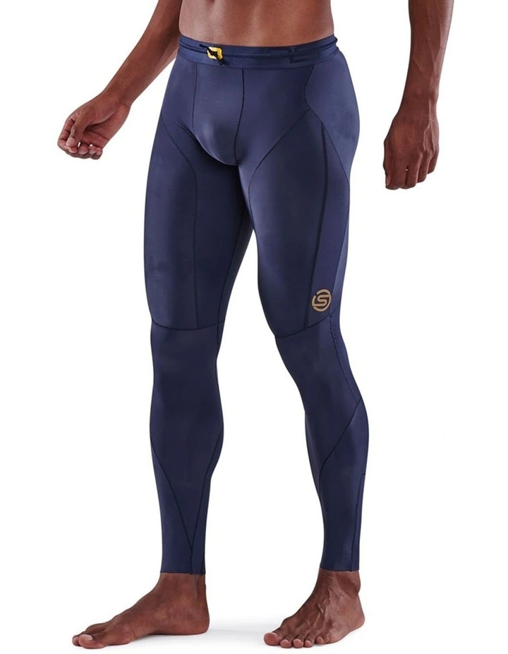 Series-5 Gym/Running Long Tight in Navy Blue image 4