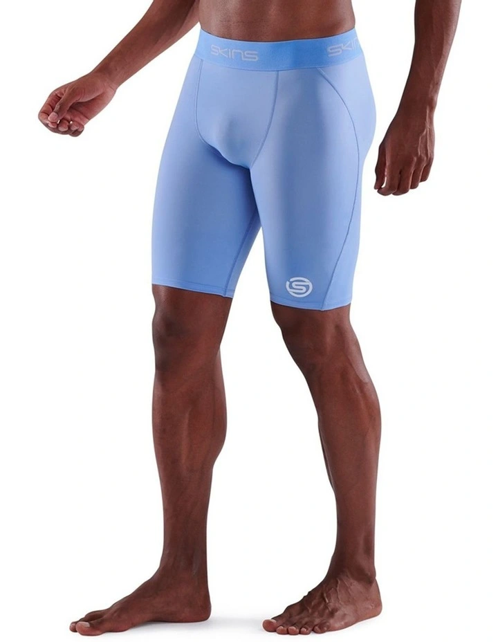 Series-1 Running/Gym Half Tight in Sky Blue image 4