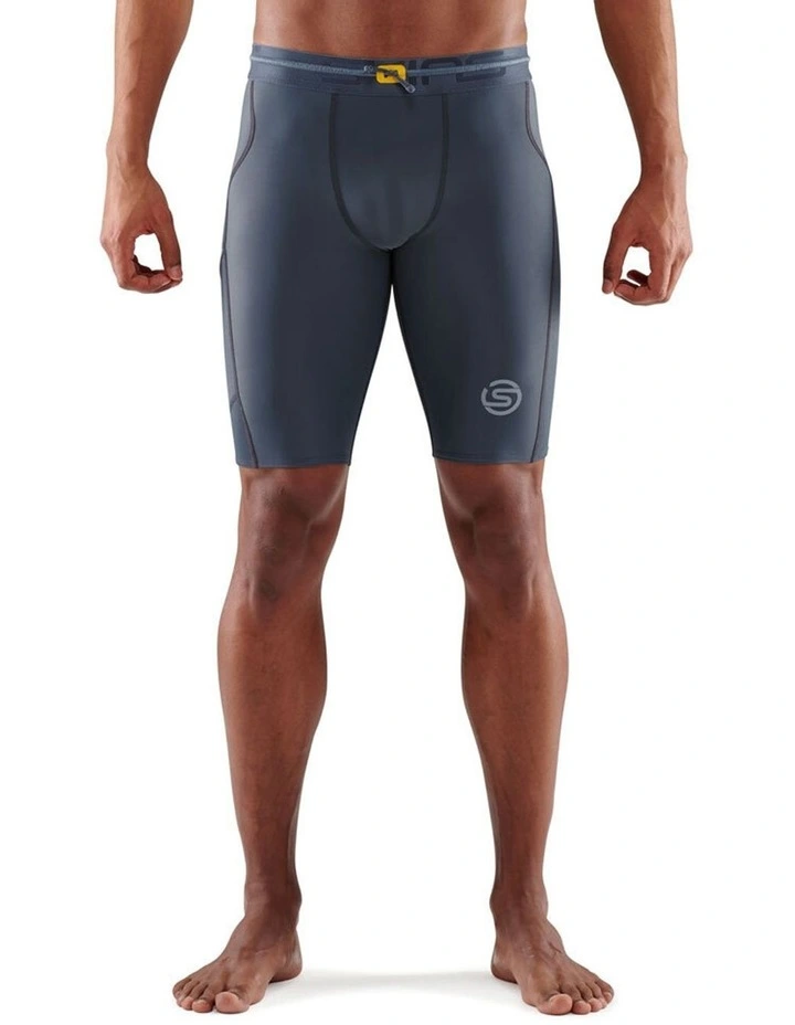 Men's Series-3 Running Gym Half Tight in Charcoal image 1