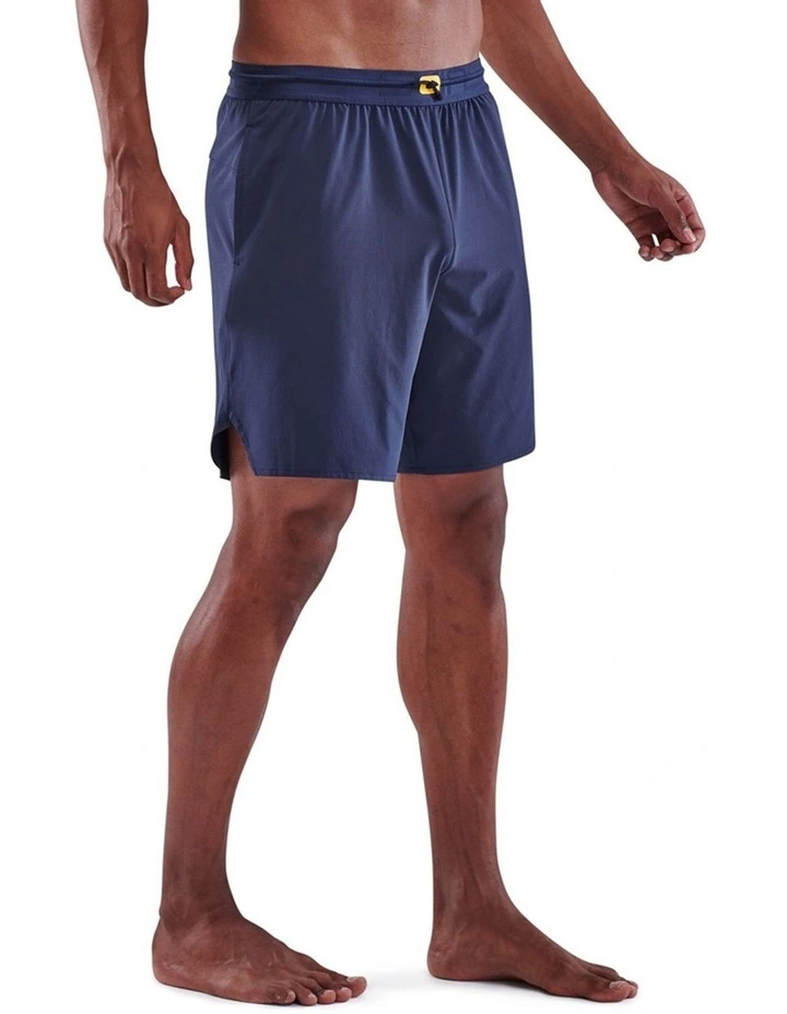 3-Series Activewear X-Fit Shorts in Navy Blue image 3