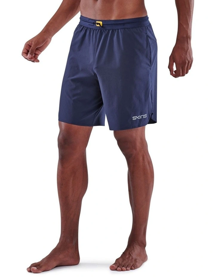 3-Series Activewear X-Fit Shorts in Navy Blue image 4