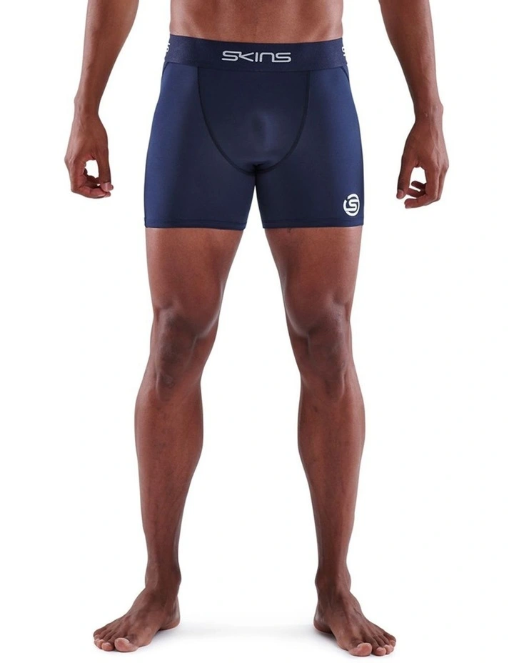 Series-1 Activewear Short in Navy Blue image 1