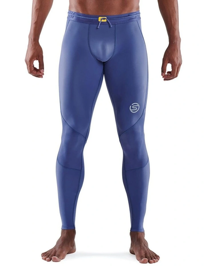 Compression Series-3 Men's Long Tights in Blue image 1
