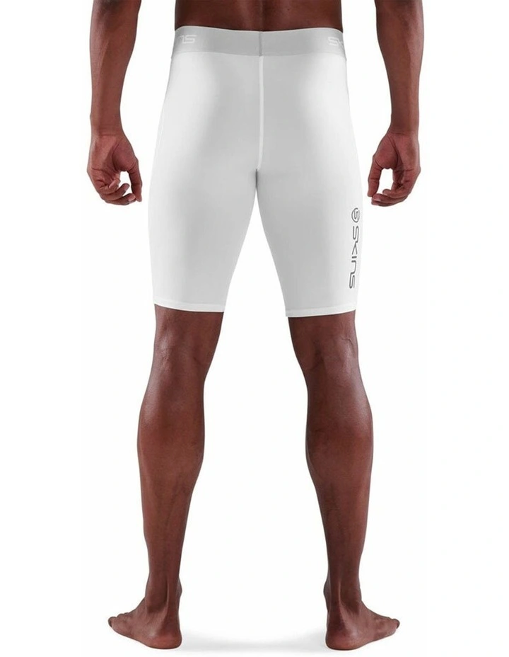 Men's Series-1 Running Half Tight in White image 2