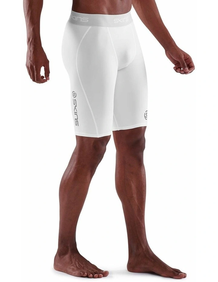 Men's Series-1 Running Half Tight in White image 3