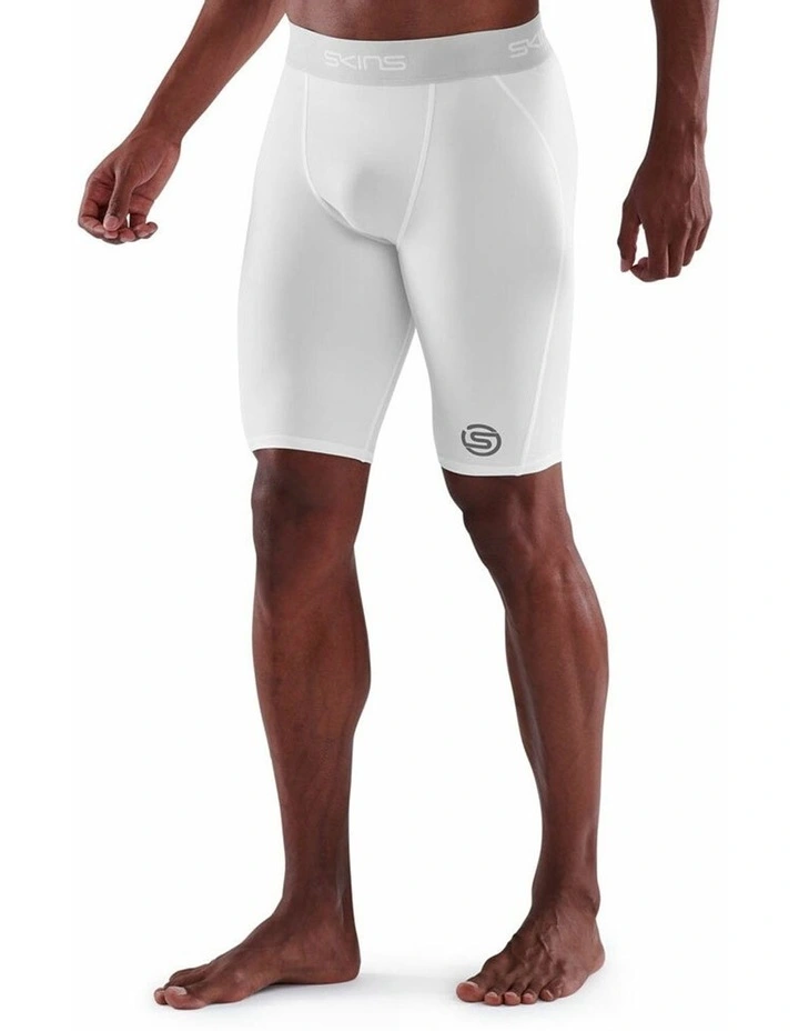 Men's Series-1 Running Half Tight in White image 4