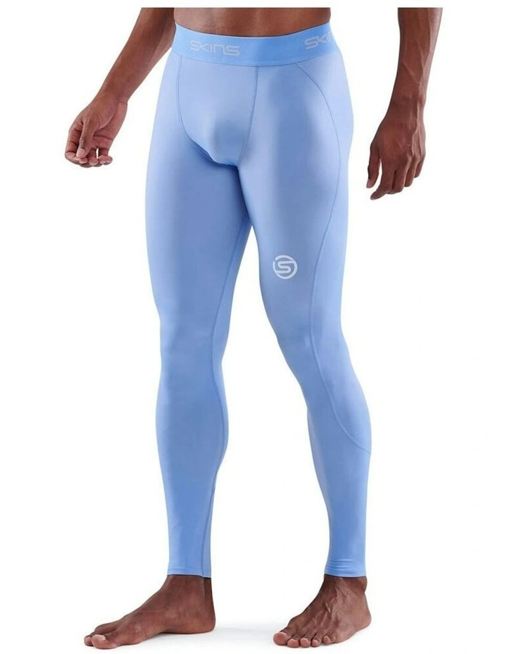 Running Gym Long Tight in Sky Blue image 1