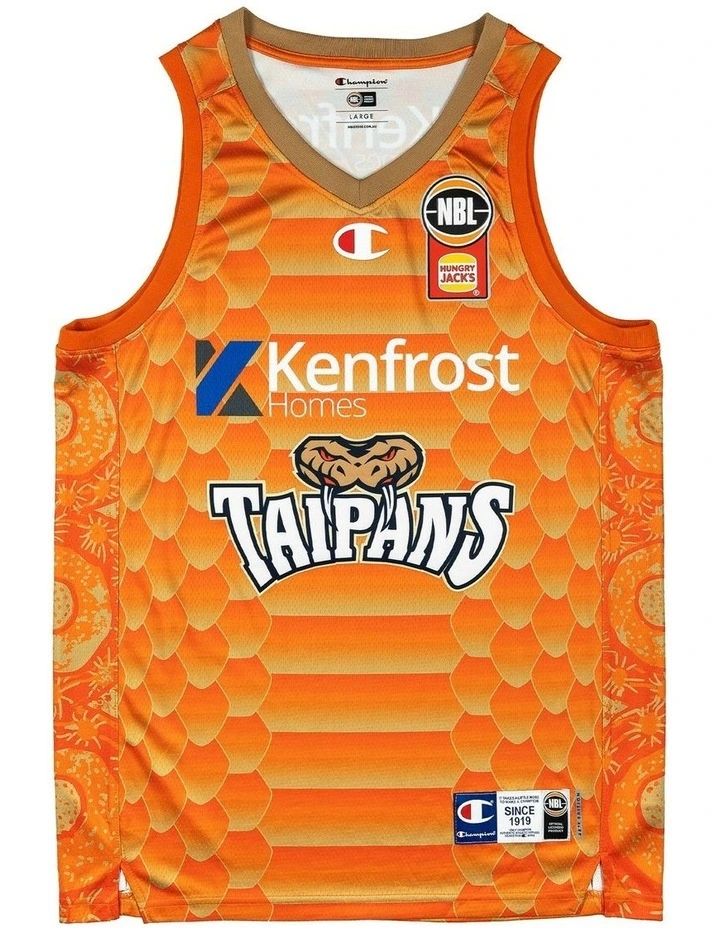 Cairns Taipans 25/26 Primary Jersey in Orange image 3
