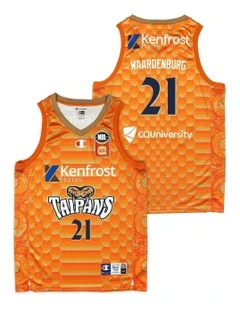 Cairns Taipans 25/26 Primary Jersey in Sam Waardenburg