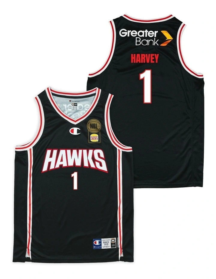 Illawarra Hawks 25/26 Primary Jersey in Black image 1