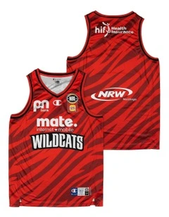 Perth Wildcats 25/26 Primary Jersey in Red