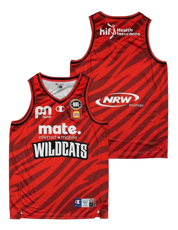 Perth Wildcats 25/26 Primary Jersey in Red image 1