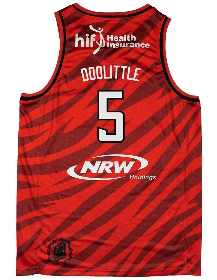 Perth Wildcats 25/26 Primary Jersey - Kristian Doolittle in Red image 3