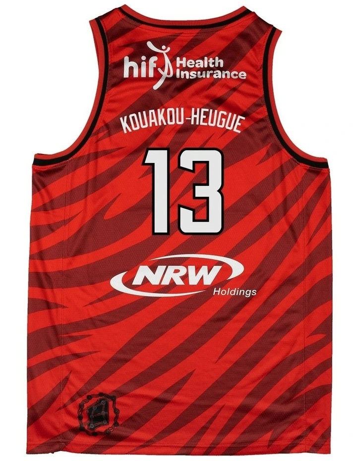 Perth Wildcats 25/26 Primary Jersey - Noa Kouakou-Heugue in Red image 3