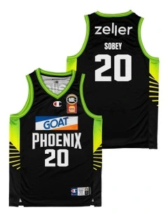 S.E. Melbourne Phoenix 25/26 Primary Jersey Nathan Sobey in Black