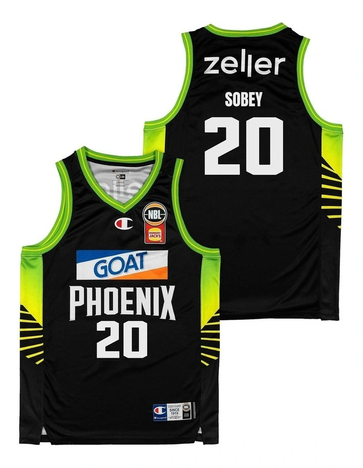 S.E. Melbourne Phoenix 25/26 Primary Jersey Nathan Sobey in Black image 1