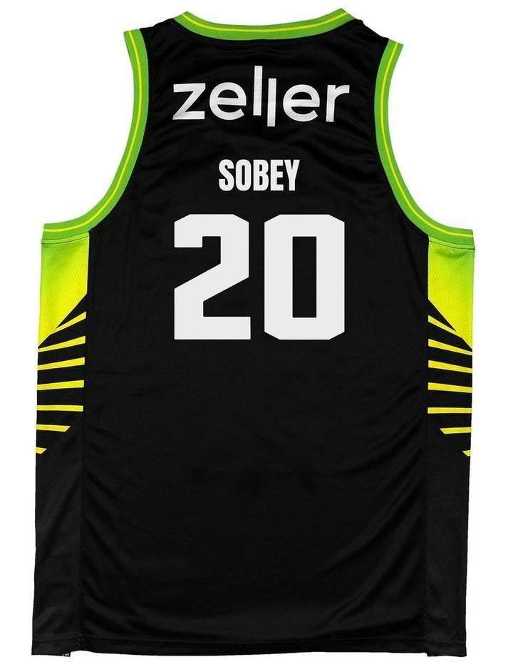 S.E. Melbourne Phoenix 25/26 Primary Jersey Nathan Sobey in Black image 3
