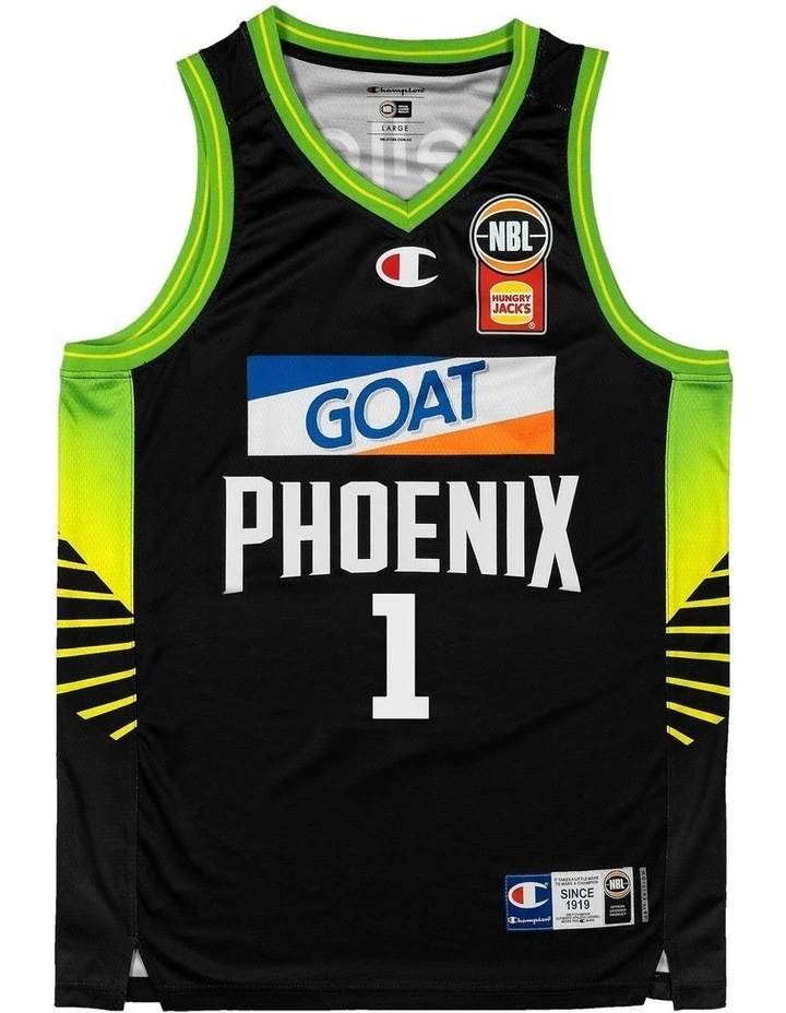 S.E. Melbourne Phoenix 25/26 Primary Jersey Jordan Hunter in Black image 2