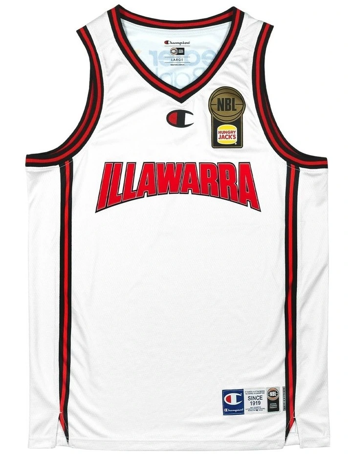 Illawarra Hawks 25/26 Alternate Jersey in White image 3