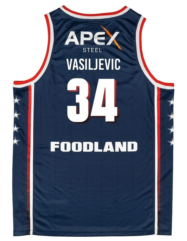Adelaide 36ers 25/26 Primary Jersey in DJ Vasiljevic image 3