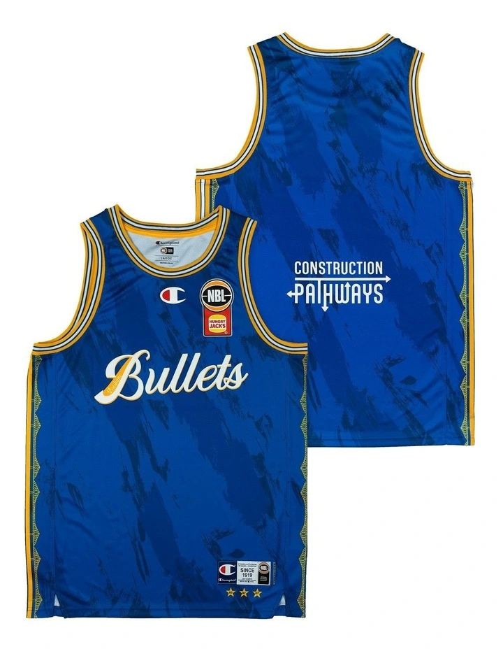 Brisbane Bullets 25/26 Primary Jersey in Blue image 1