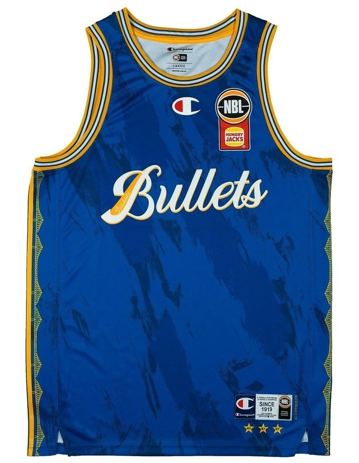 Brisbane Bullets 25/26 Primary Jersey in Blue image 3