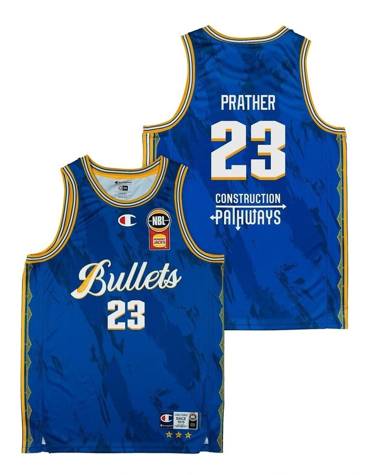 Brisbane Bullets 25/26 Primary Jersey in Casey Prather image 1