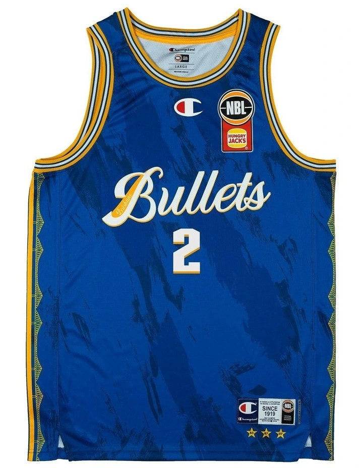 Brisbane Bullets 25/26 Primary Jersey in Jaylen Adams image 2