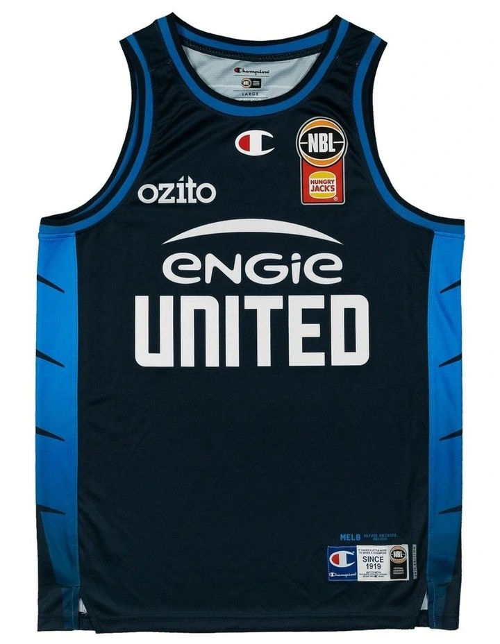 Melbourne United 25/26 Primary Jersey in Black image 3