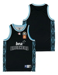 New Zealand Breakers 25/26 Primary Jersey in Black