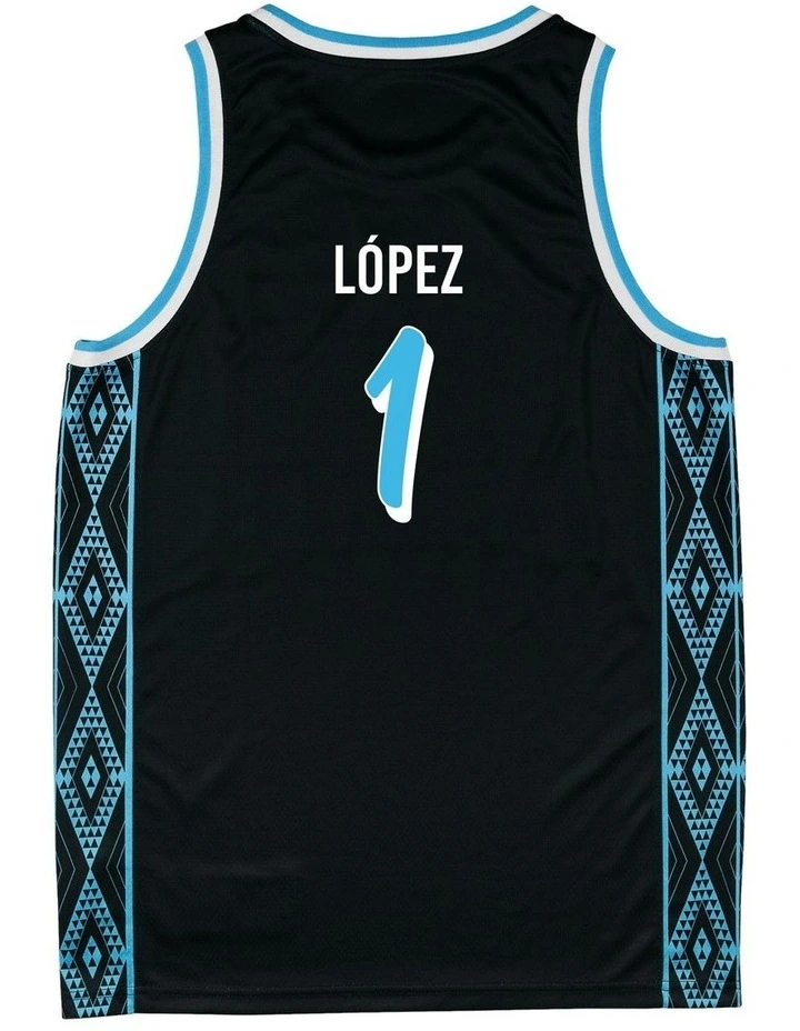 Karim Lopez New Zealand Breakers 25/26 Primary Jersey in Black image 3