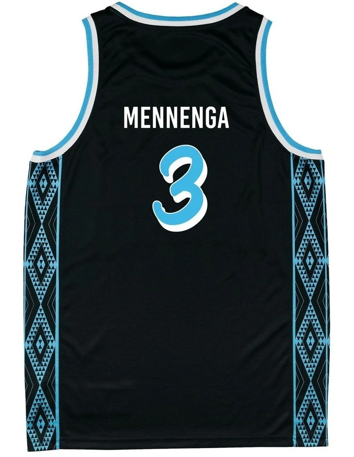 Sam Mennenga New Zealand Breakers 25/26 Primary Jersey in Black image 3