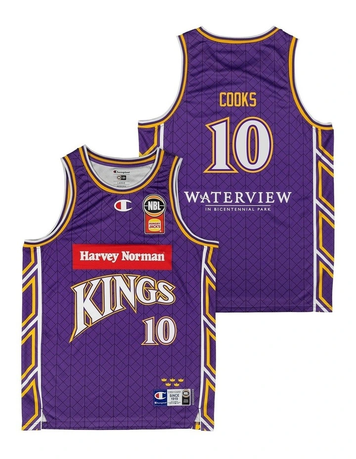 Xavier Cooks Sydney Kings 25/26 Primary Jersey in Purple image 1