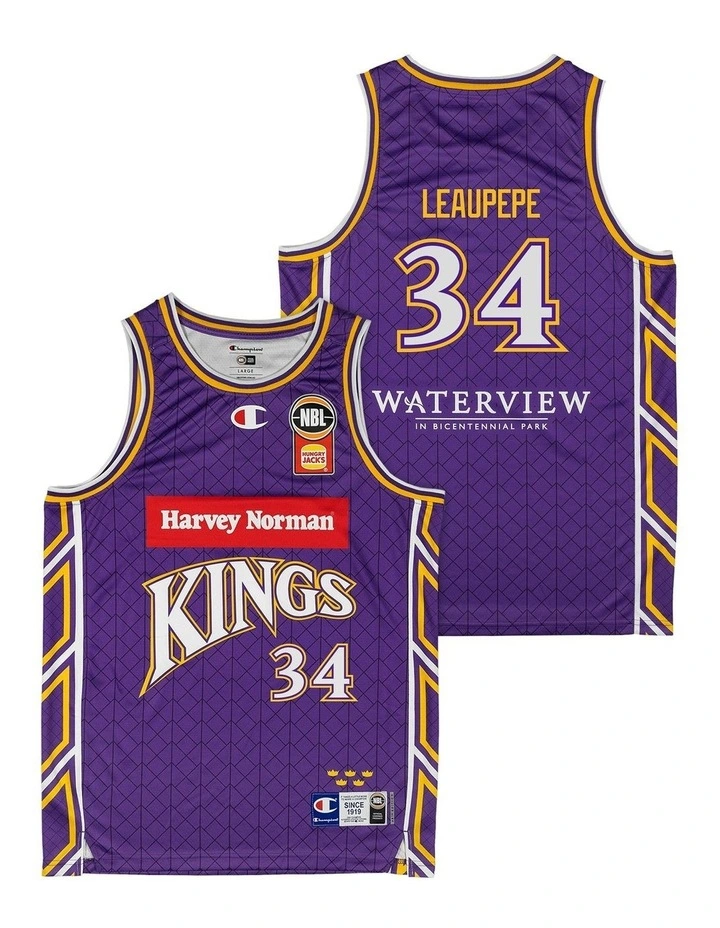 Keli Leaupepe Sydney Kings 25/26 Primary Jersey in Purple image 1