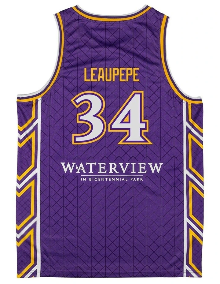 Keli Leaupepe Sydney Kings 25/26 Primary Jersey in Purple image 3