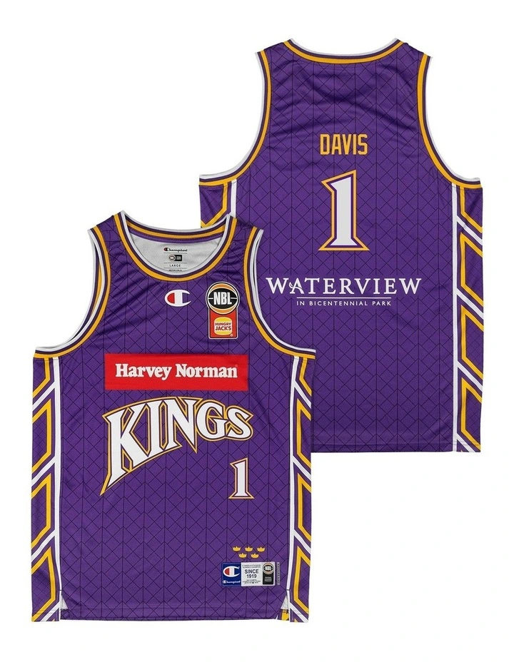 Kendric Davis Sydney Kings 25/26 Primary Jersey in Purple image 1