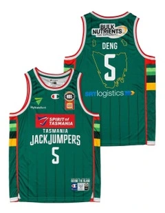 Majok Deng Tasmania JackJumpers 25/26 Primary Jersey in Green