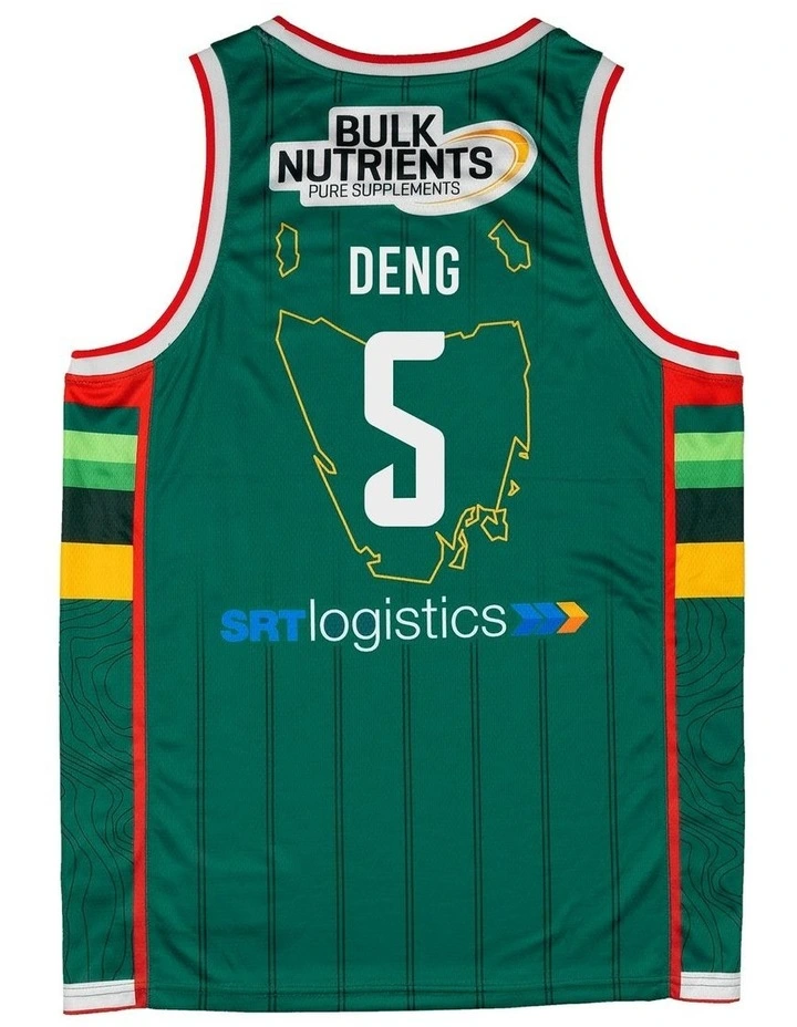 Majok Deng Tasmania JackJumpers 25/26 Primary Jersey in Green image 3
