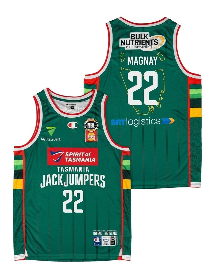 Will Magnay Tasmania JackJumpers 25/26 Primary Jersey in Green image 1