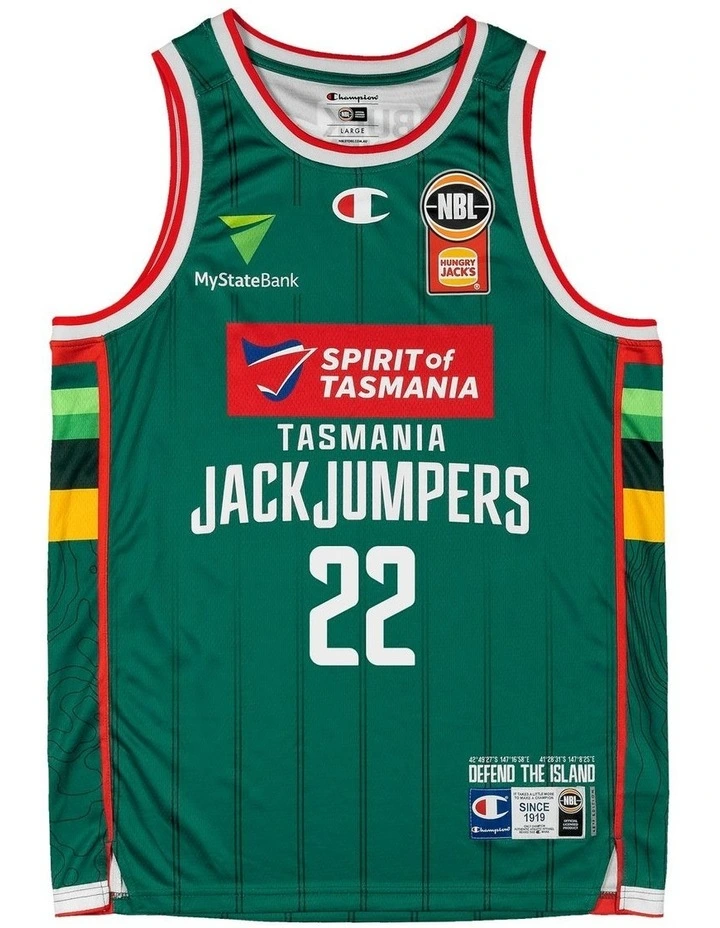 Will Magnay Tasmania JackJumpers 25/26 Primary Jersey in Green image 2