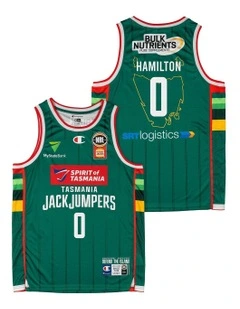 Bryce Hamilton Tasmania JackJumpers 25/26 Primary Jersey in Green