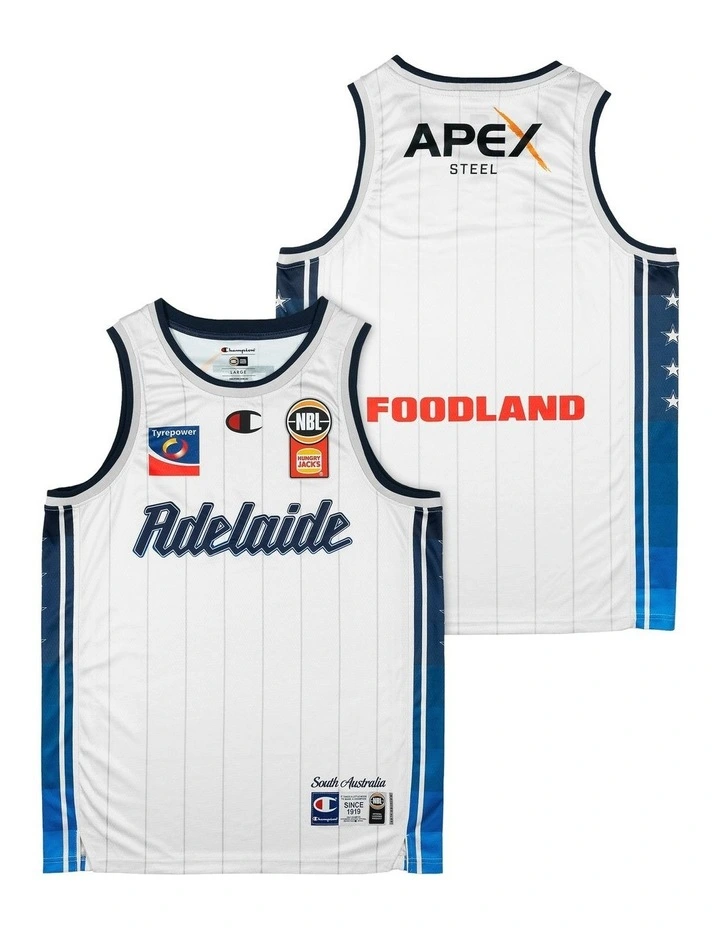 Adelaide 36ers 25/26 Alternate Jersey in White image 1