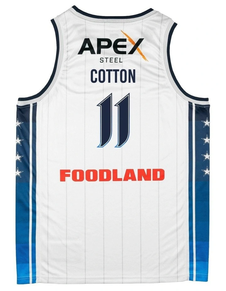 Adelaide 36ers 25/26 Alternate Jersey Bryce Cotton in White image 3