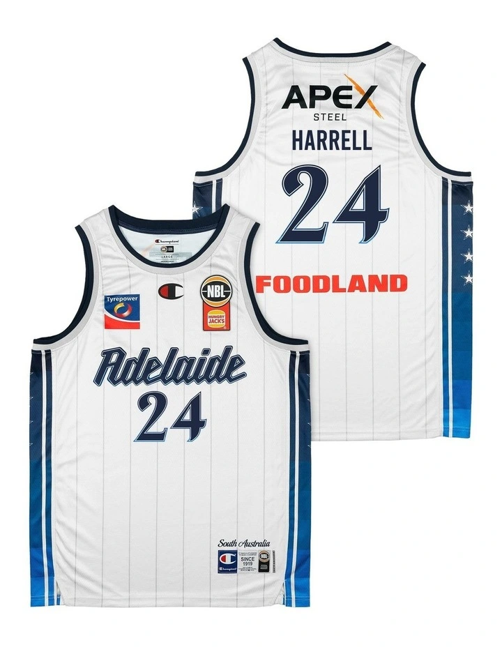 Montrezl Harrell Adelaide 36ers 25/26 Alternate Jersey in White image 1