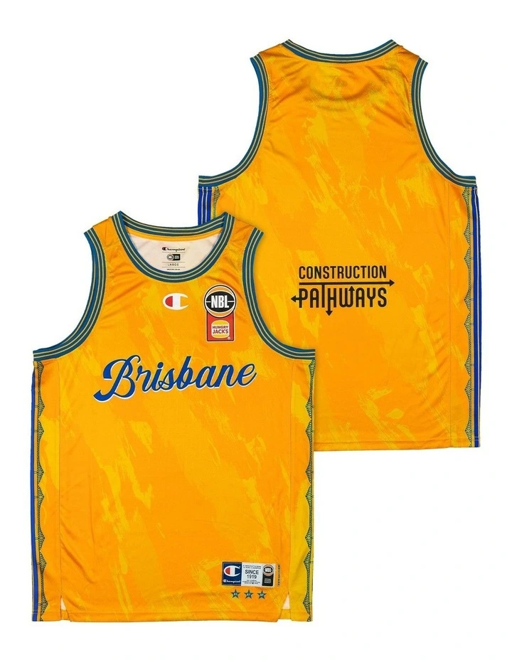 Brisbane Bullets 25/26 Alternate Jersey in Yellow image 1