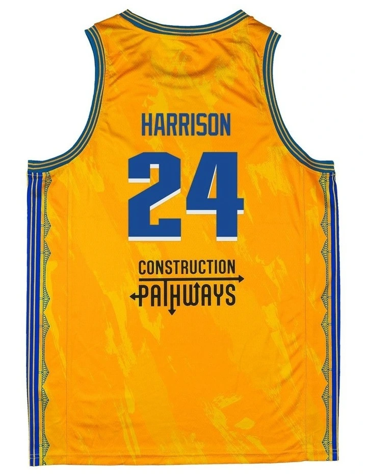 Tyrell Harrison Brisbane Bullets 25/26 Alternate Jersey in Yellow image 3