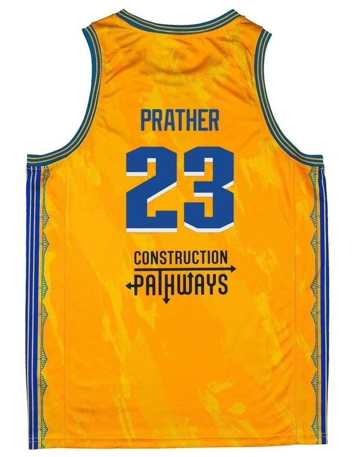 Casey Prather Brisbane Bullets 25/26 Alternate Jersey in Yellow image 3