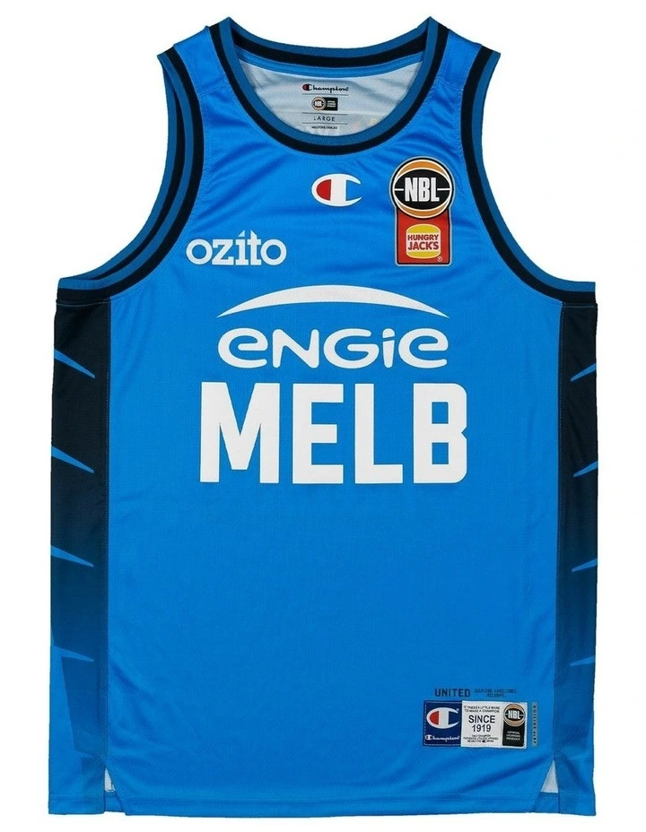 Cobalt Melbourne United 25/26 Alternate Jersey in Blue image 3