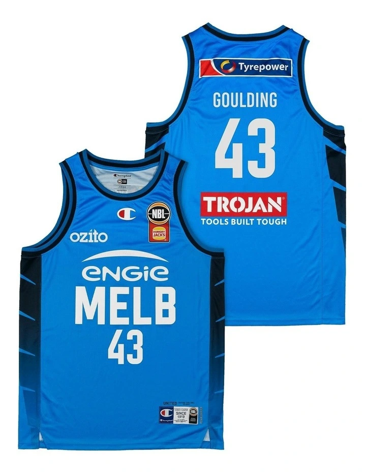 Chris Goulding Melbourne United 25/26 Alternate Jersey in Blue image 1